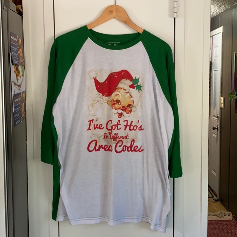 Christmas Raglan “I’ve Got Ho’s” Shirt